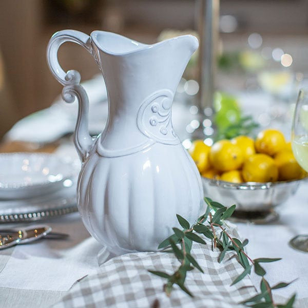 Bella Bianca Serving Pitcher by Arte Italica