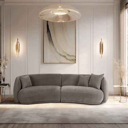 Sagebrook 4-Seat Curved Sofa