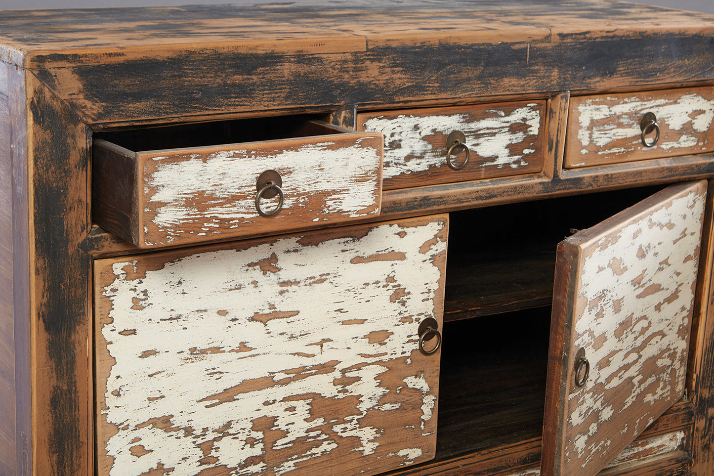 Deray Antique Elm Sideboard