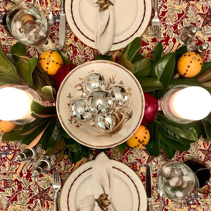 French Noel Red/Green Tablecloths by Colour Nature