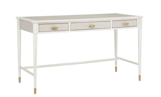 Aster White Desk by Currey and Company