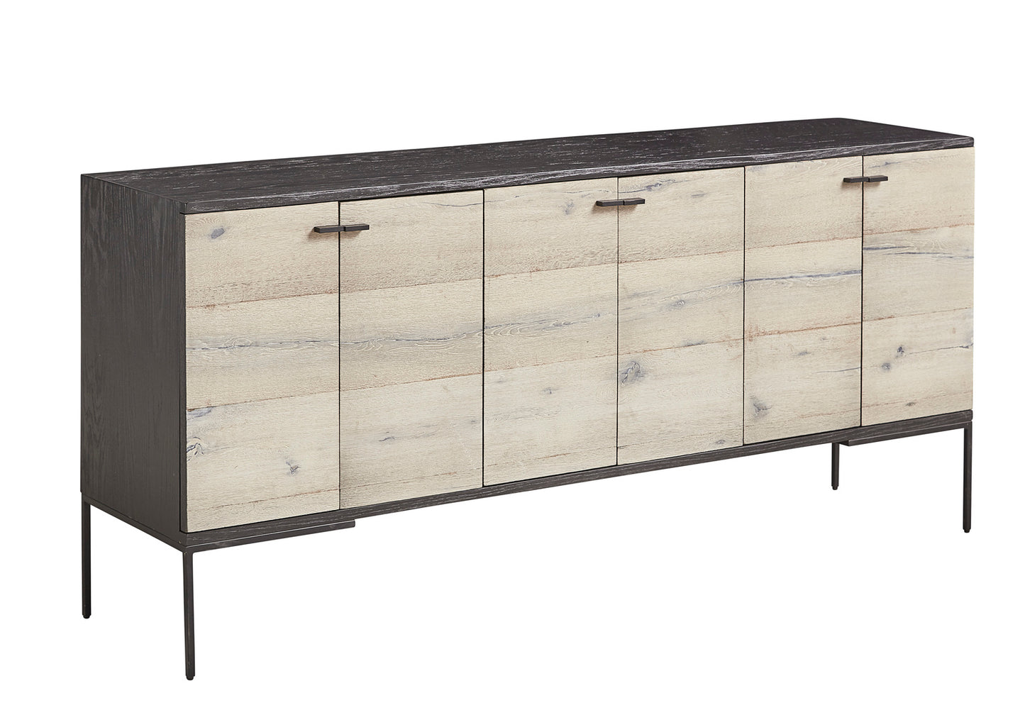 Forest Oak and Iron Sideboard by Furniture Classics