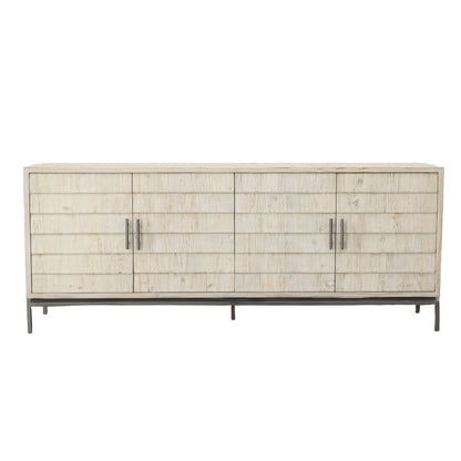 Melvin White Washed Shingle Sideboard