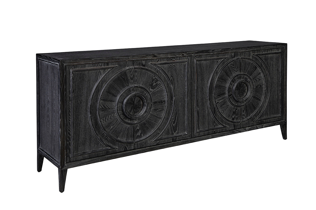 Deroche Charcoal Medallions Sideboard