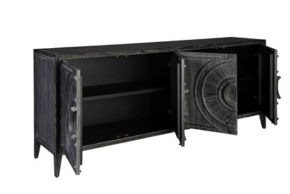 Deroche Charcoal Medallions Sideboard