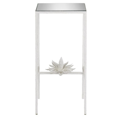 Sisalana White End Table by Currey and Company