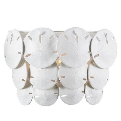 Tulum White Wall Sconce by Currey and Company