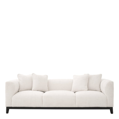 Cream Boucle Contemporary Sofa by Tara Shaw