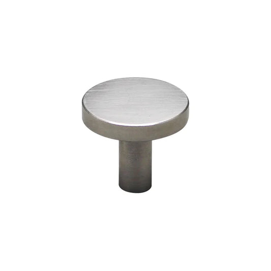 Modern Round Knob, Nickel by AVE Home