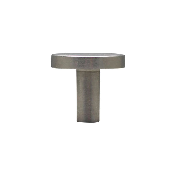 Modern Round Knob, Nickel by AVE Home