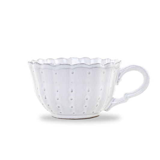 Bella Bianca Tea Cup by Arte de Italica