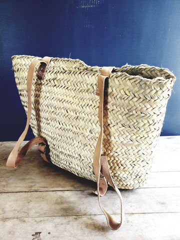 French Backpack Basket