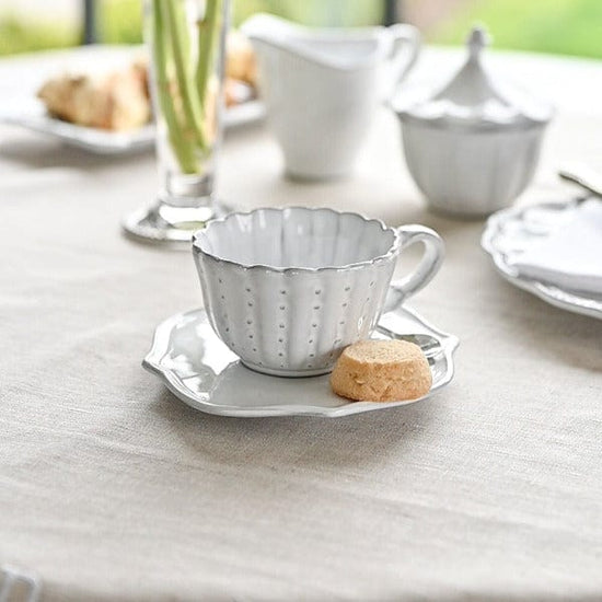 Bella Bianca Tea Cup by Arte de Italica