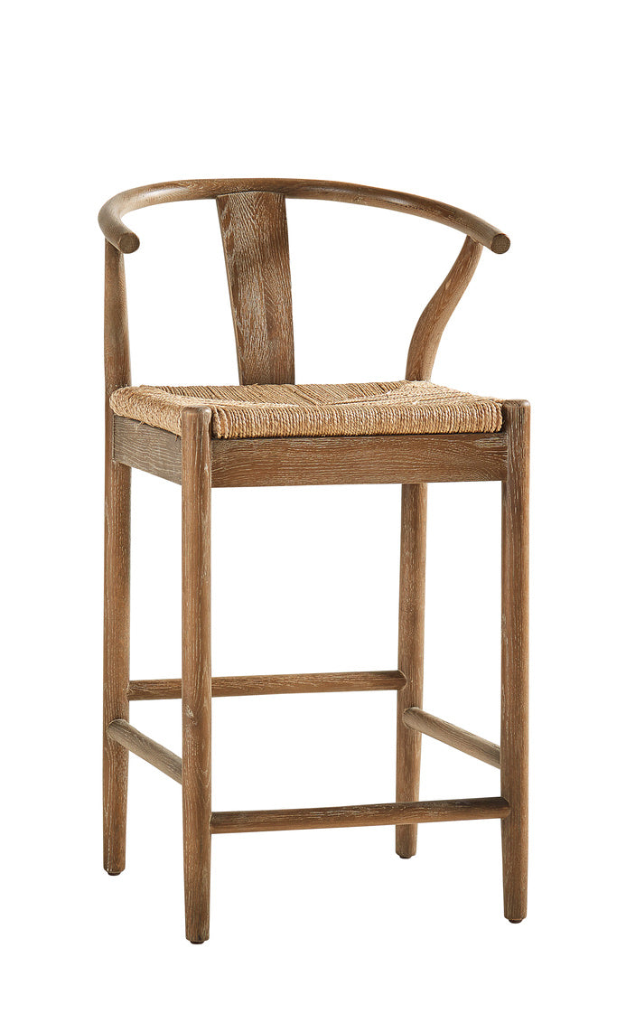 Broomstick Medium Neutral Counter Stool by Furniture Classics