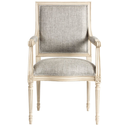 Prytania Grey Arm Dining Chair by French Market Collection (Pair of 2)