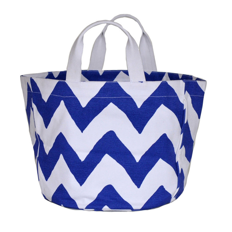 Navy Bargello Tote by Dana Gibson