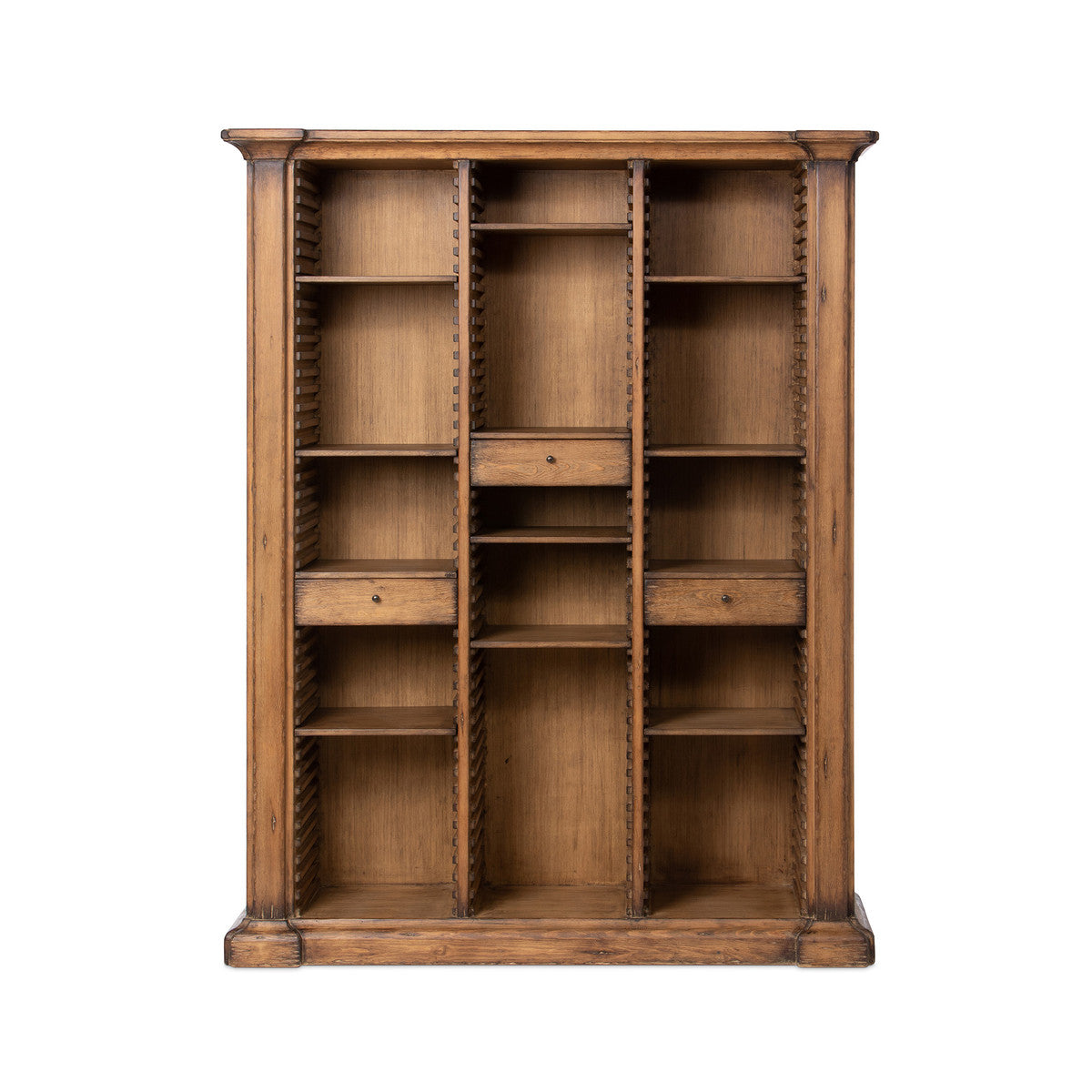 Bradley Adjustable Shelf Wooden Bookcase