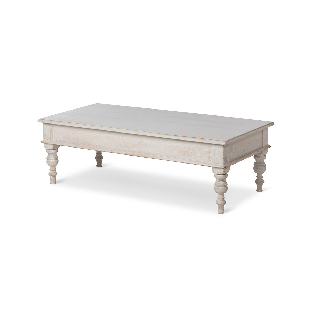 Coastal Cottage Coffee Table Whitewashed