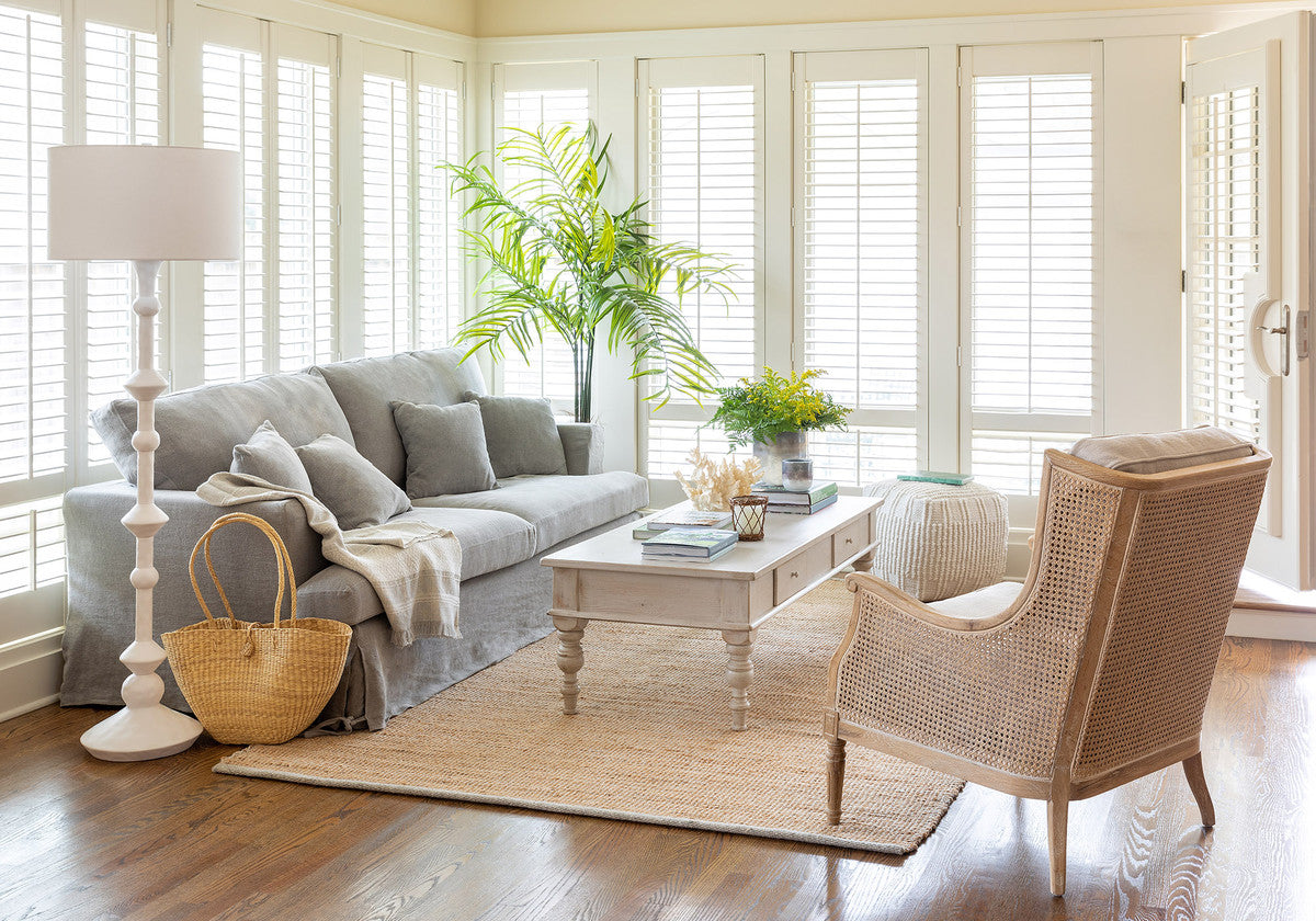 Coastal Cottage Coffee Table Whitewashed