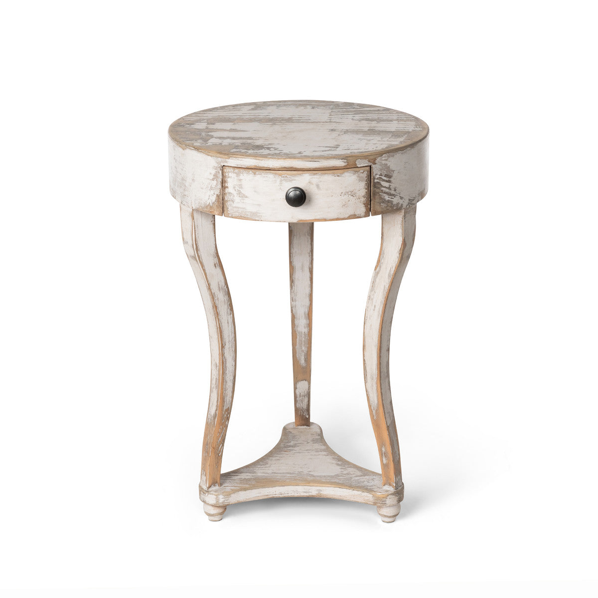 Rustic Country French Claudette Wood Accent Table