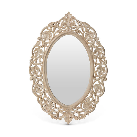 Vichy Hand Carved Wood Mirror by Park Hill Collection