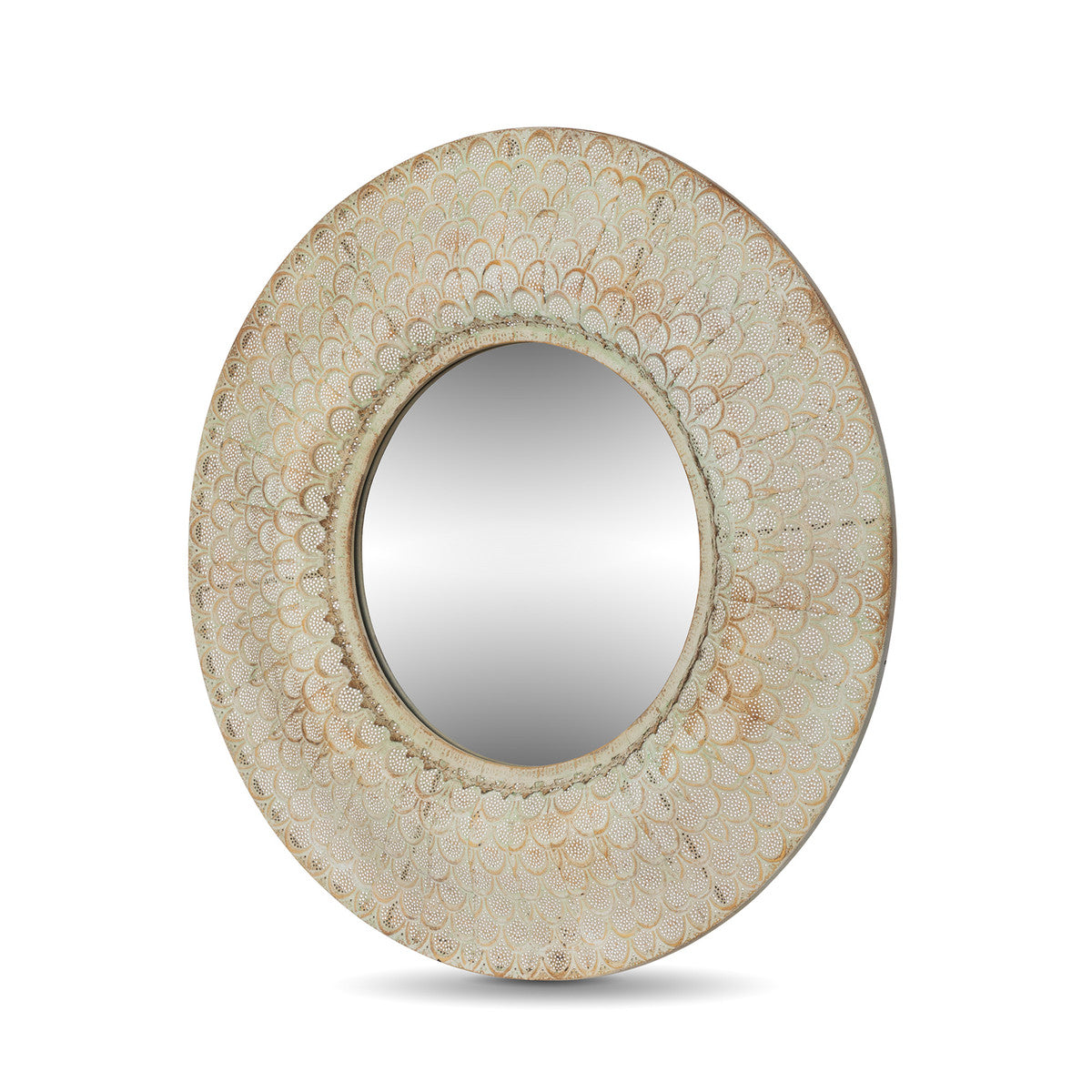 Athena Patina Pattern Mirror