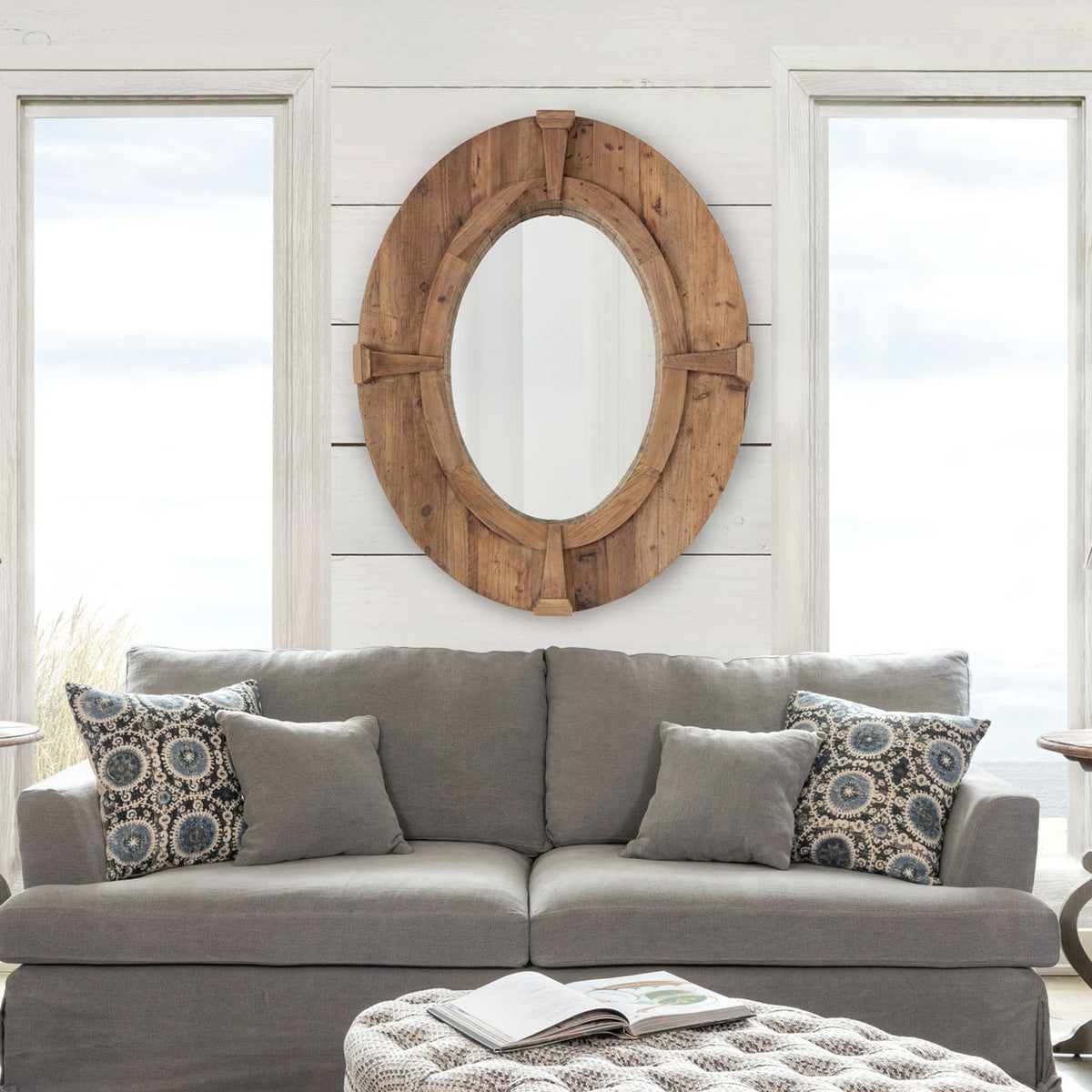 Oval Estate Window Frame Mirror from Park Hill Collection