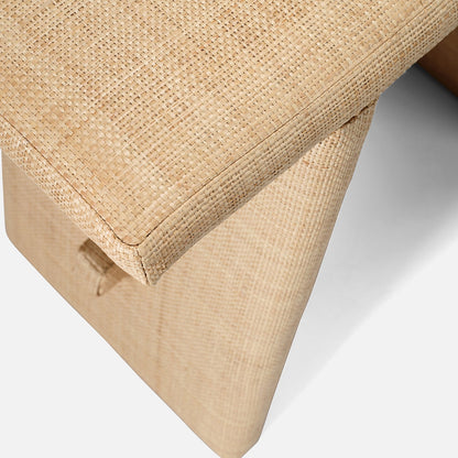 Barth Raffia Bench by Made Goods