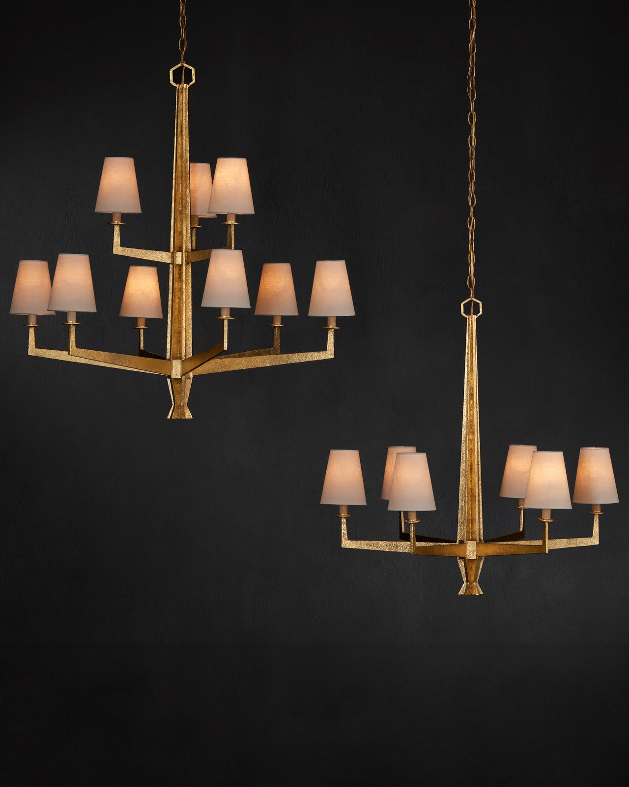 Goldfinch Large Chandelier by Currey and Company