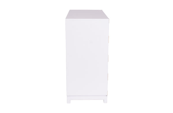 Carlyle Large Campaign Dresser in White by AVE Home