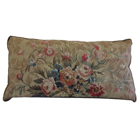 Lite Brown Damask Double Cushion For Alina Double Bench