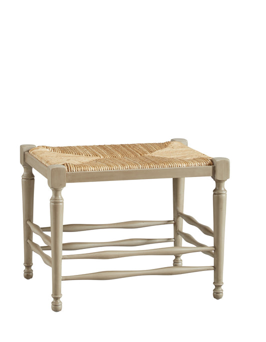 Provence Single Seat Reed Bench by Furniture Classics