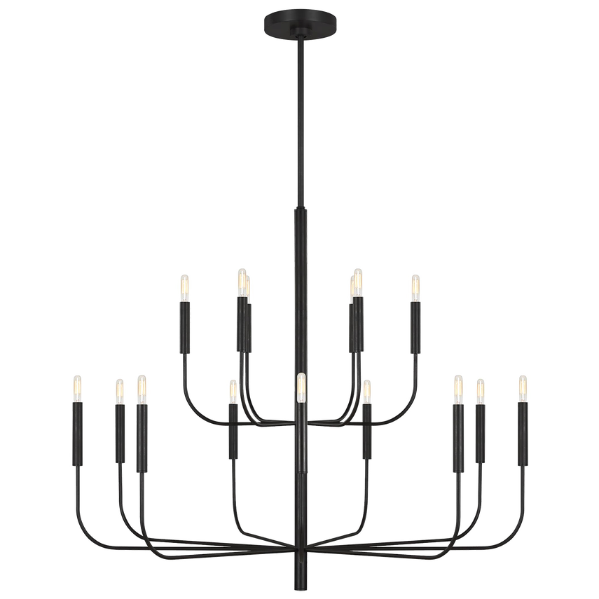 Brianna Large Two-Tier Chandelier by Visual Comfort