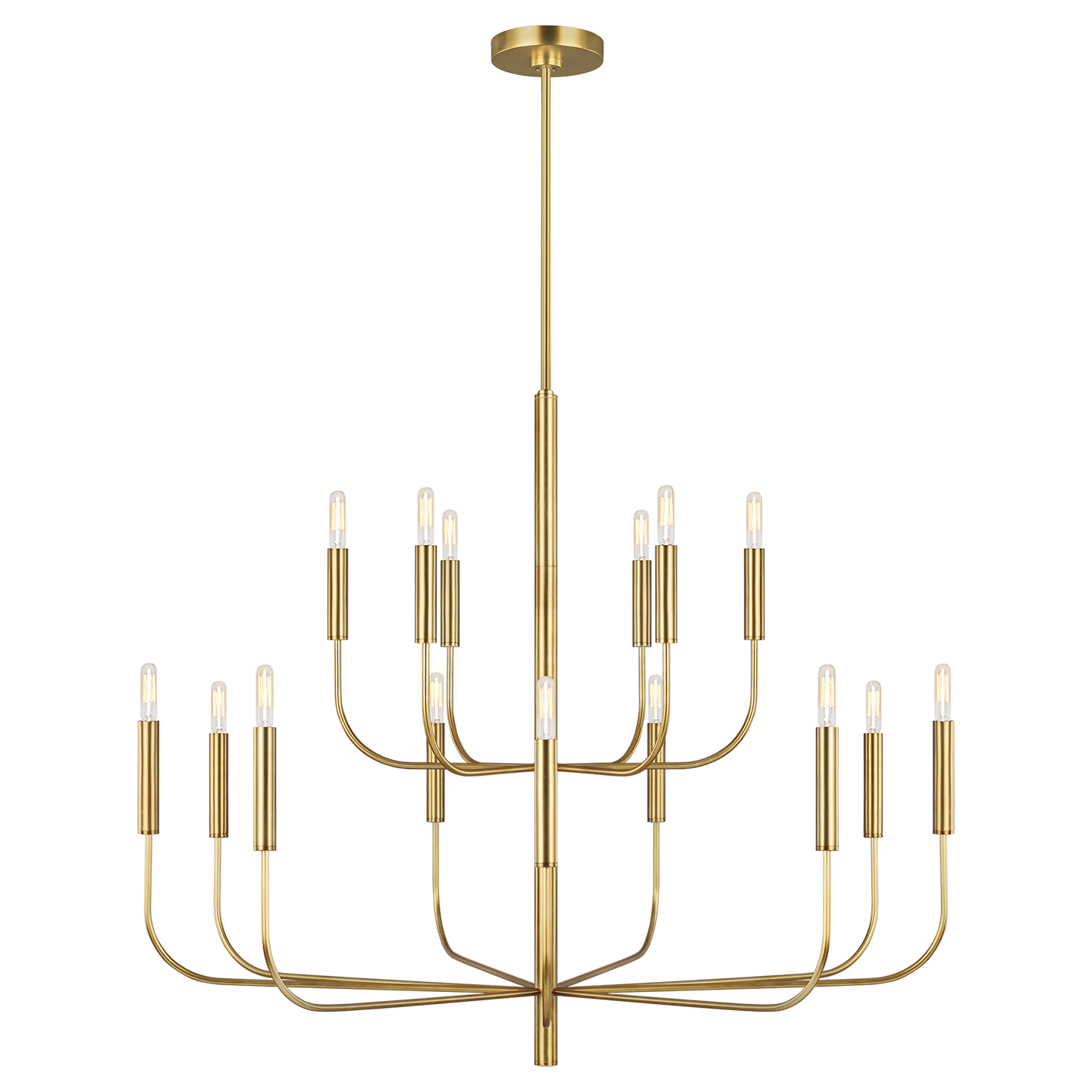 Brianna Large Two-Tier Chandelier by Visual Comfort