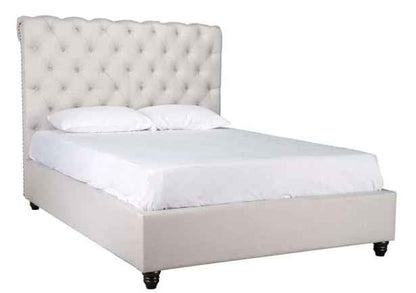 Doheney Bed Queen in Oatmeal