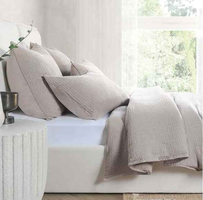 Cardiff Natural 3pc Queen Duvet Set