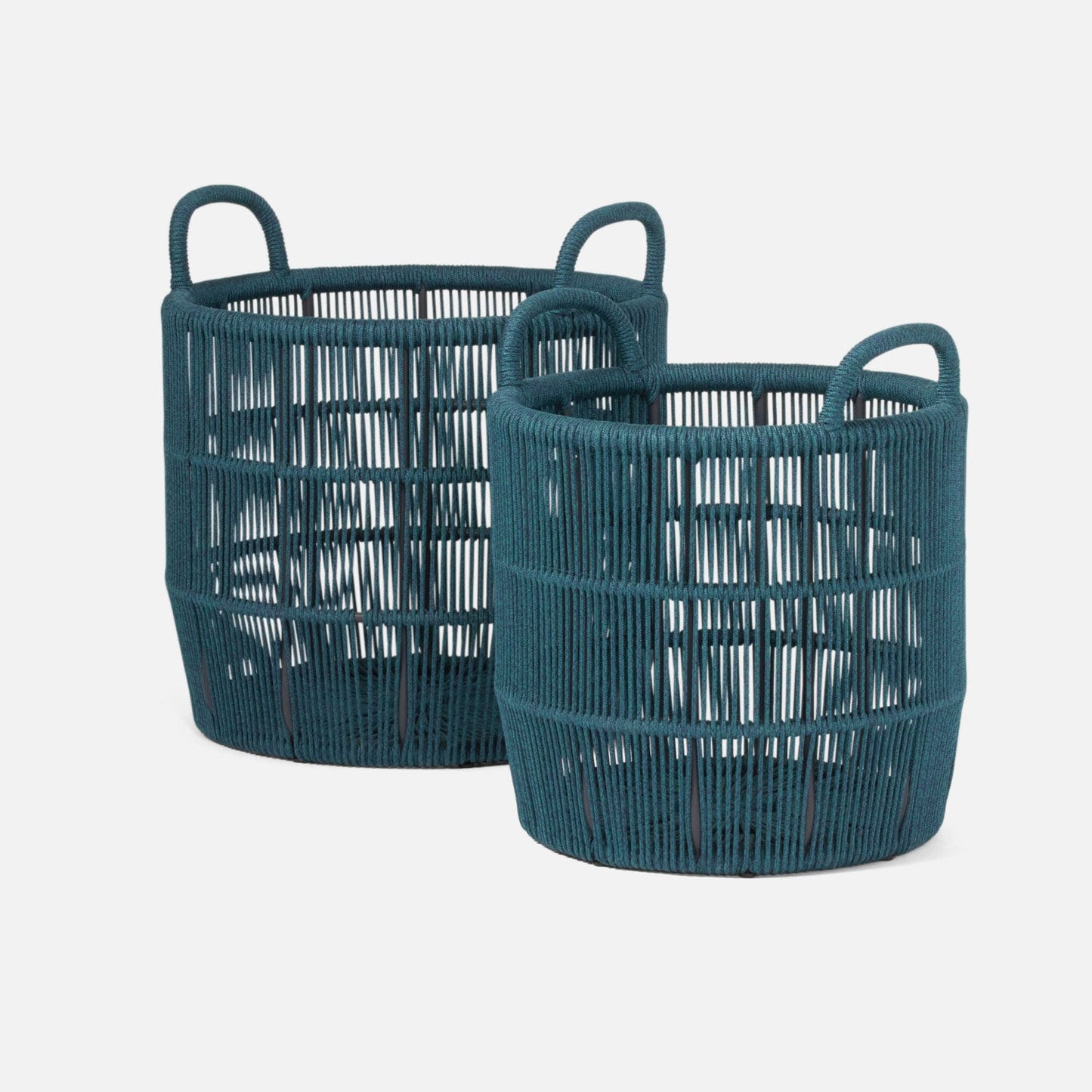 Alcoy Basket in Azure Set of 2 by Made Goods