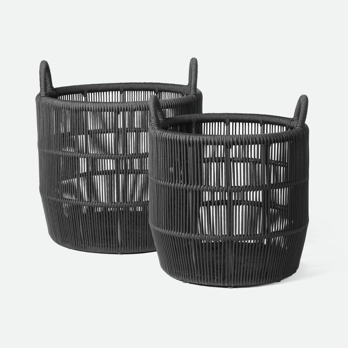 Alcoy Baskets Slate Set of 2 by Made Goods