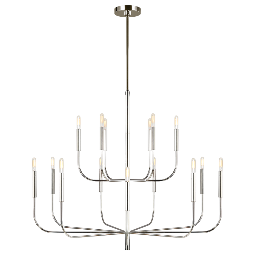 Brianna Large Two-Tier Chandelier by Visual Comfort