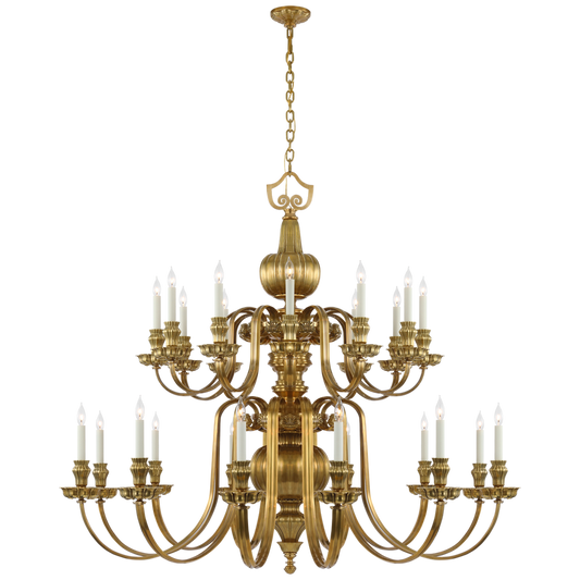 Falaise Grand Two Tier Chandelier by Visual Comfort