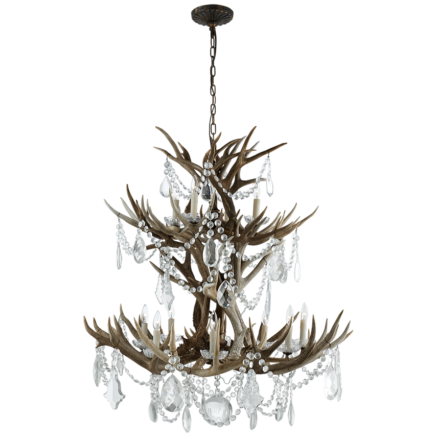 Straton Double Tier Chandelier by Ralph Lauren from the Signature Collection