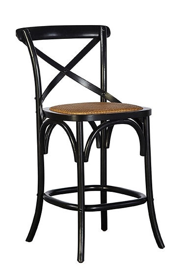 Country French Bentwood Counter Stool w/Metal Back Various Colors