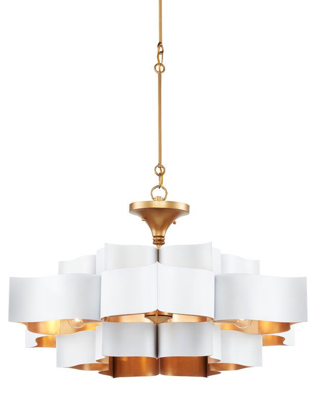 Grand Lotus Large Chandelier by Currey and Company