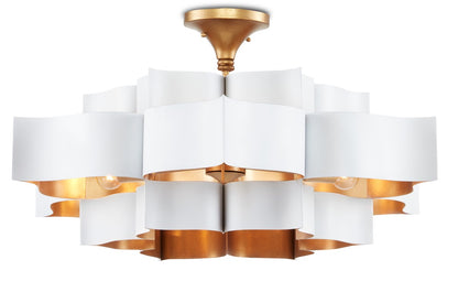 Grand Lotus Large Chandelier by Currey and Company