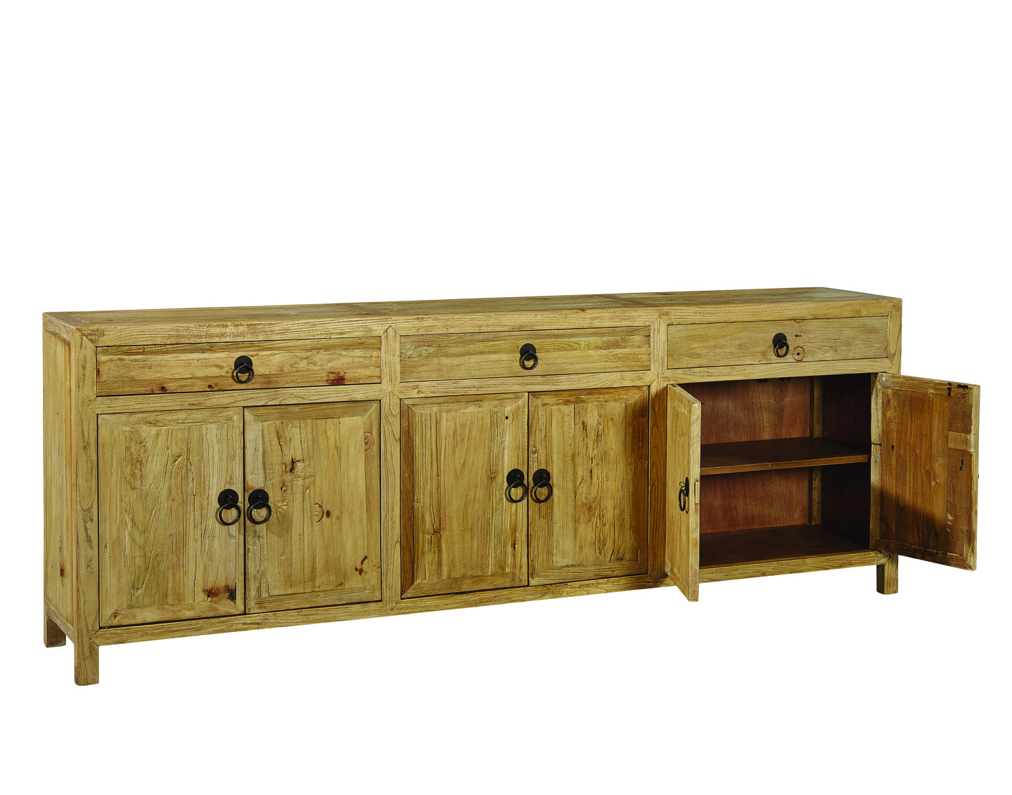 Large Dining Room Old Elm Sideboard by Furniture Classics