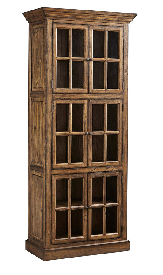 Six Door Warm Bookcase by Furniture Classics