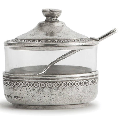 Anna Caffe Sugar and Spoon in Pewter - Maison de Kristine