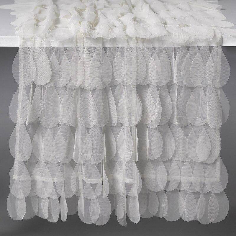 Couture Dreams Gorgeous Chichi Table Runner/Decorative Tie - Ivory - Maison de Kristine