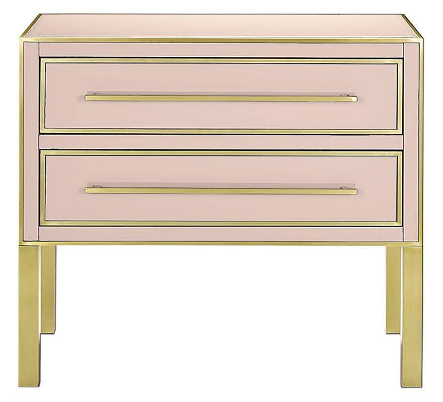 Arden Pink Chest Nightstand - Maison de Kristine