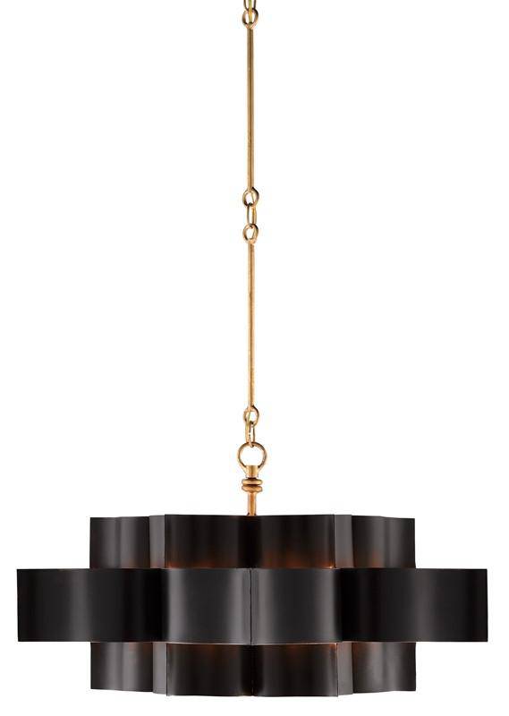 Grand Lotus Black Large Chandelier - Maison de Kristine